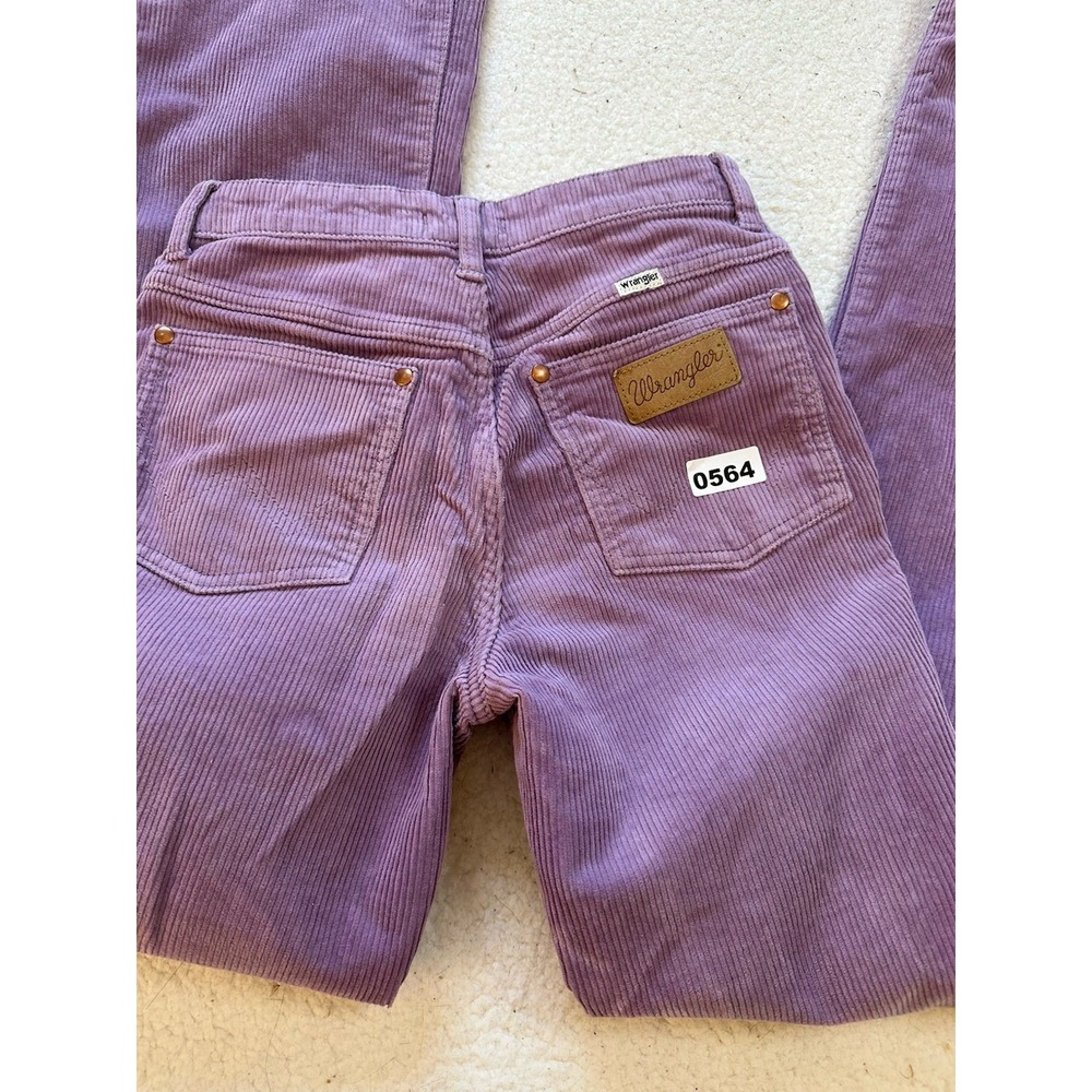 Wrangler Women's Corduroy Size 24/34 Purple Westward High Rise Bootcut 626 Pants - Picture 2 of 8